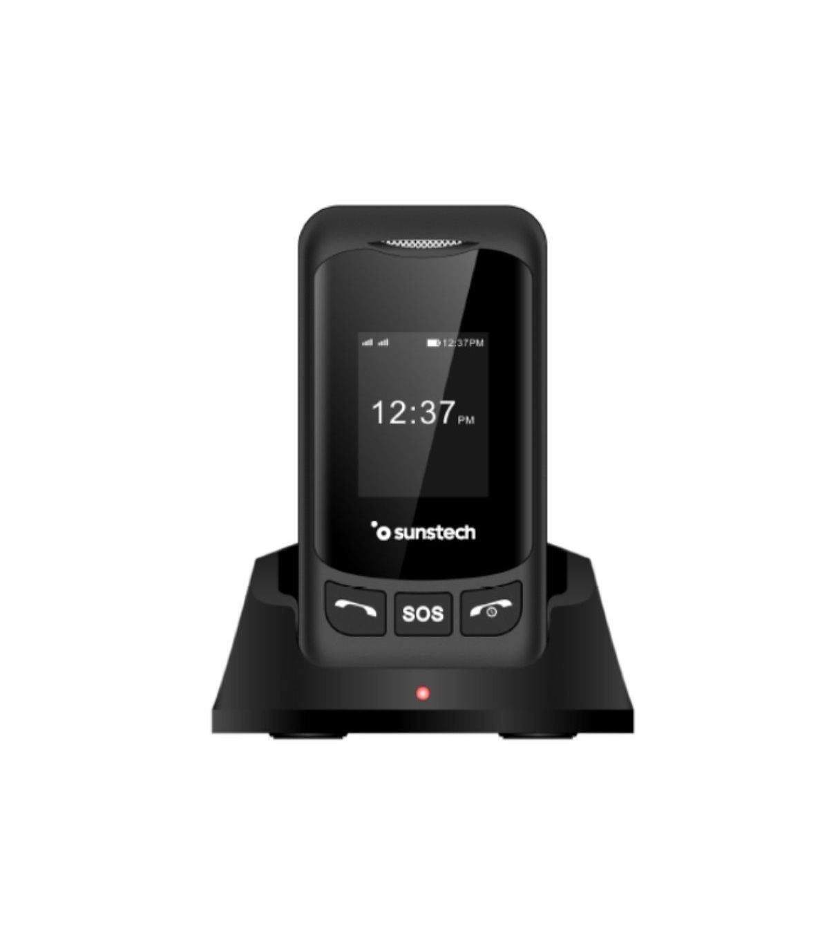 Telfono Mvil Sunstech CELT26 para Personas Mayores/ Negro