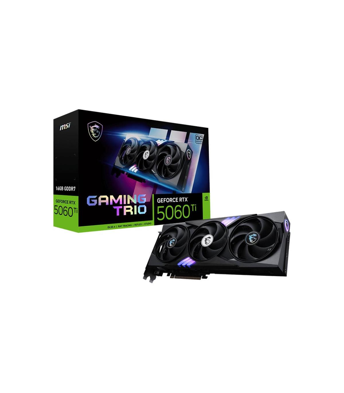 MSI GAMING GeForce RTX 5060 TI 16G TRIO OC NVIDIA 16 GB GDDR7