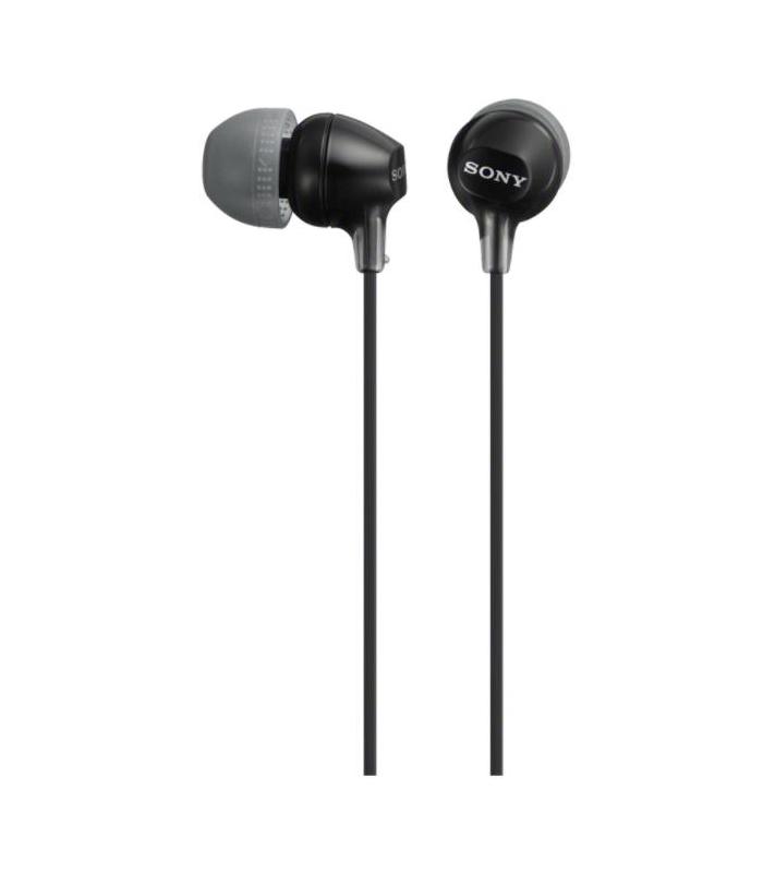 Auriculares Intrauditivos Sony MDR-EX15AP  Con Micrfono  Jack 3.5  Negros