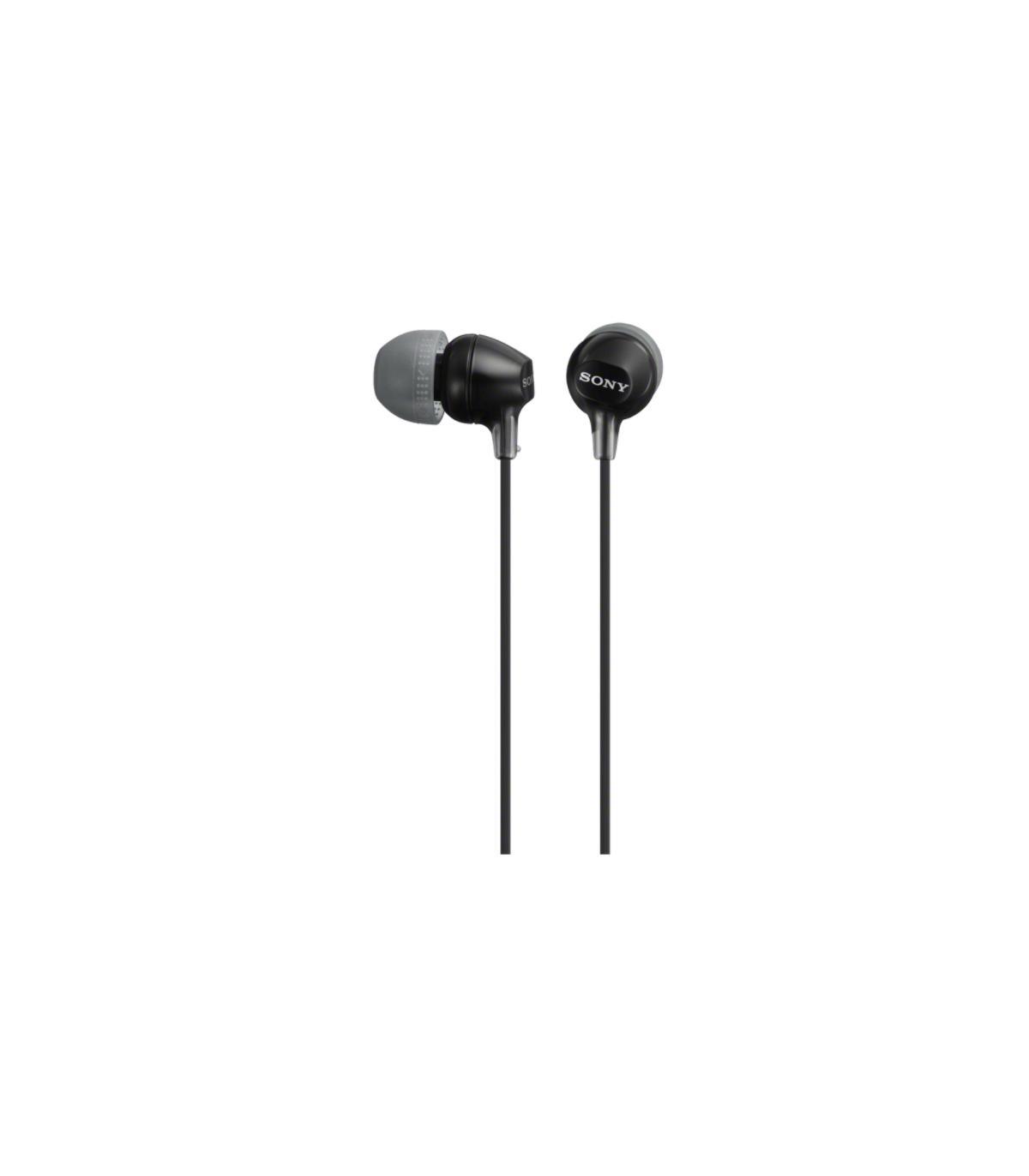 Auriculares Intrauditivos Sony MDR-EX15AP  Con Micrfono  Jack 3.5  Negros