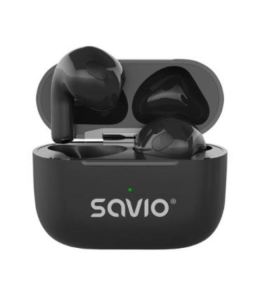 AURICULARES INALAMBRICOS SAVIO TWS-02 PRO BLACK