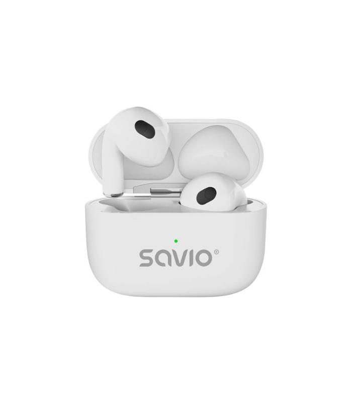 AURICULARES INALAMBRICOS SAVIO TWS-01 PRO WHITE