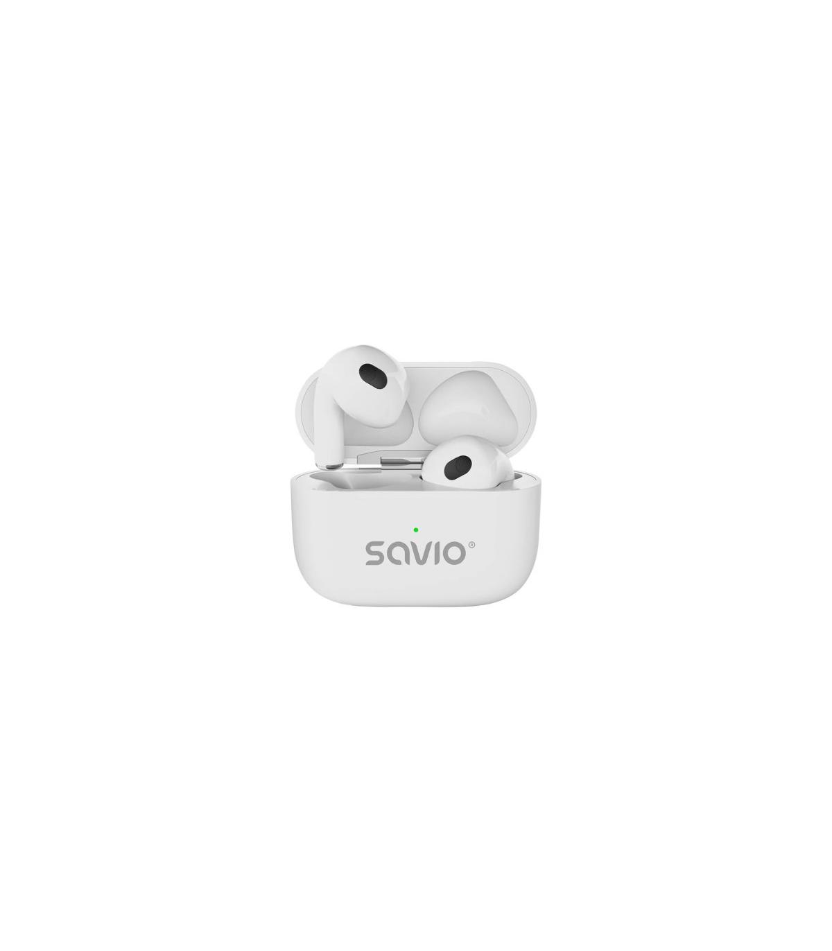 AURICULARES INALAMBRICOS SAVIO TWS-01 PRO WHITE