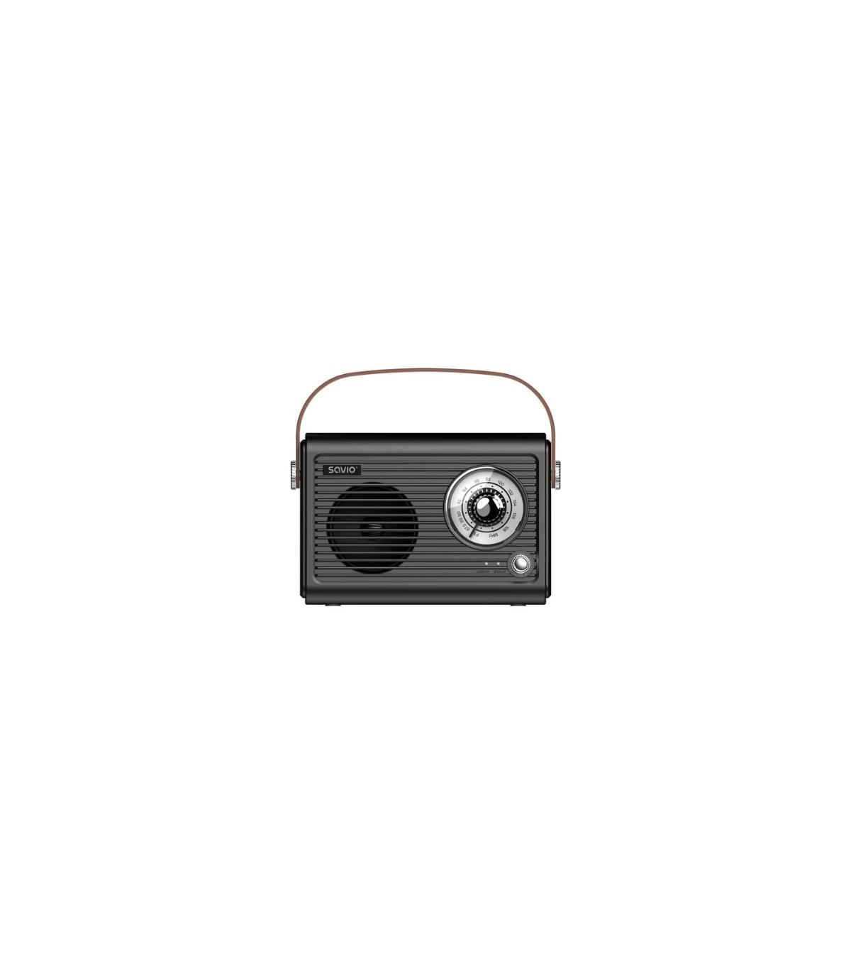 RADIO PORTATIL SAVIO RS-01 BLACK-BROWN