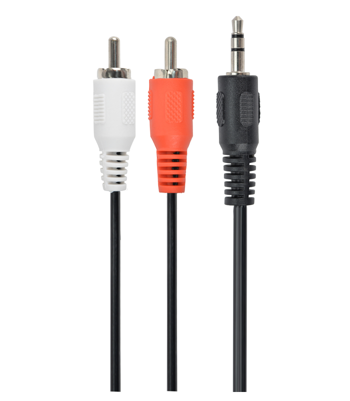 CABLE AUDIO GEMBIRD CONECTOR 3,5MM A RCA 2,5M