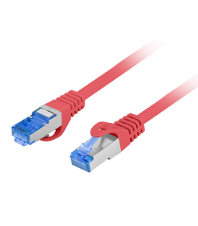 CABLE RED LANBERG LATIGUILLO CAT.6A S/FTP LSZH CCA 0.5M ROJO FLUKE PASSED