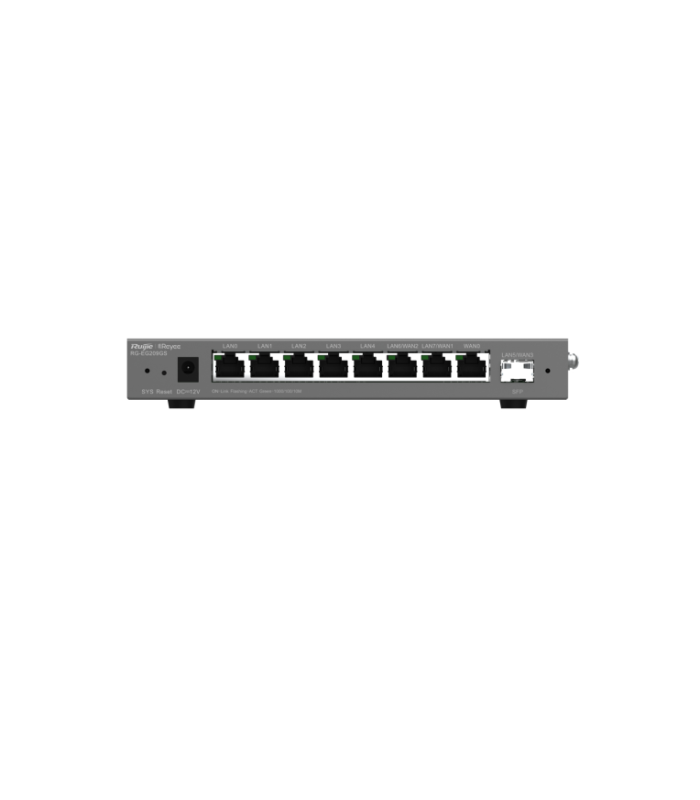 ROUTER RUIJIE REYEE RG-EG209GS 9-PORT GIGABIT + 1 SFP  MULTIWAN ROUTER