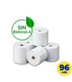 Caja de Rollos de Papel Trmico Genrico 80x55 BPAF/ 80 x 55mm/ 12 paquetes/ 96 unidades