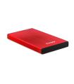 CARCASA HDD TOOQ TQE-2527R 2,5" 9,5 MM SATA USB 3.0 3.1 ROJO