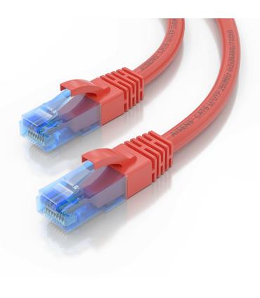 CABLE RED AISENS LATIGUILLO RJ45 CAT.6 UTP AWG26 CCA ROJO 30CM