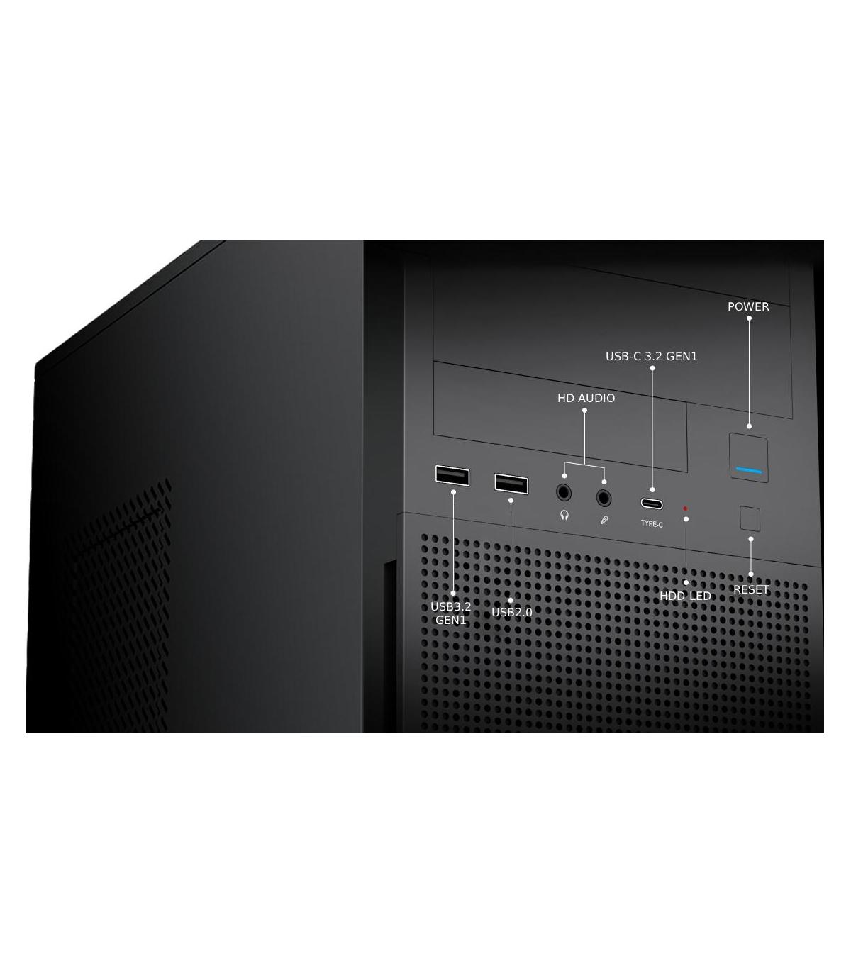 Coolbox CAJA ATX A780 USB-C 3.2 GEN1 F. 650W 85+