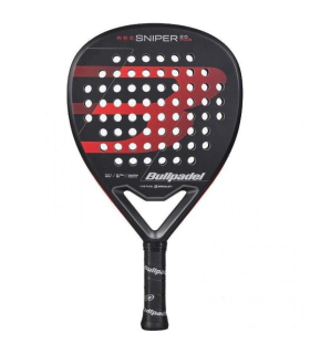 Pala de Pdel Bullpadel Sniper 2.0 Power 2026/ Negra y Roja