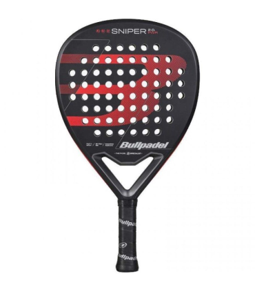 Pala de Pdel Bullpadel Sniper 2.0 Power 2026/ Negra y Roja