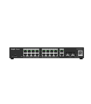 SWITCH RUIJIE RG-ES220GS-P 20 PUERTOS GIGABIT POE 16 POE2 2RJ45