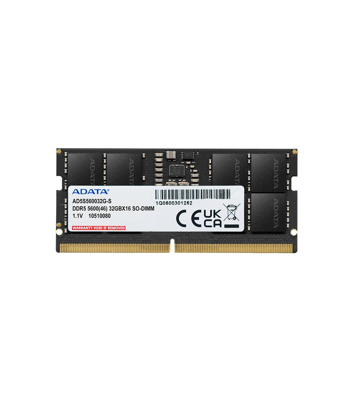 ADATA RAM AD5S560016G-S 16GB 5600Mhz DDR5 SODIMM