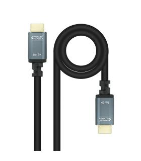 Nanocable - Cable HDMI 2.1 IRIS 8K A M-A M Negro - 1.5 M