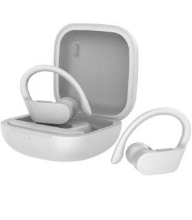 Auriculares Deportivos Bluetooth Daewoo DW2023 con estuche de carga/ Autonoma 5h/ Blancos