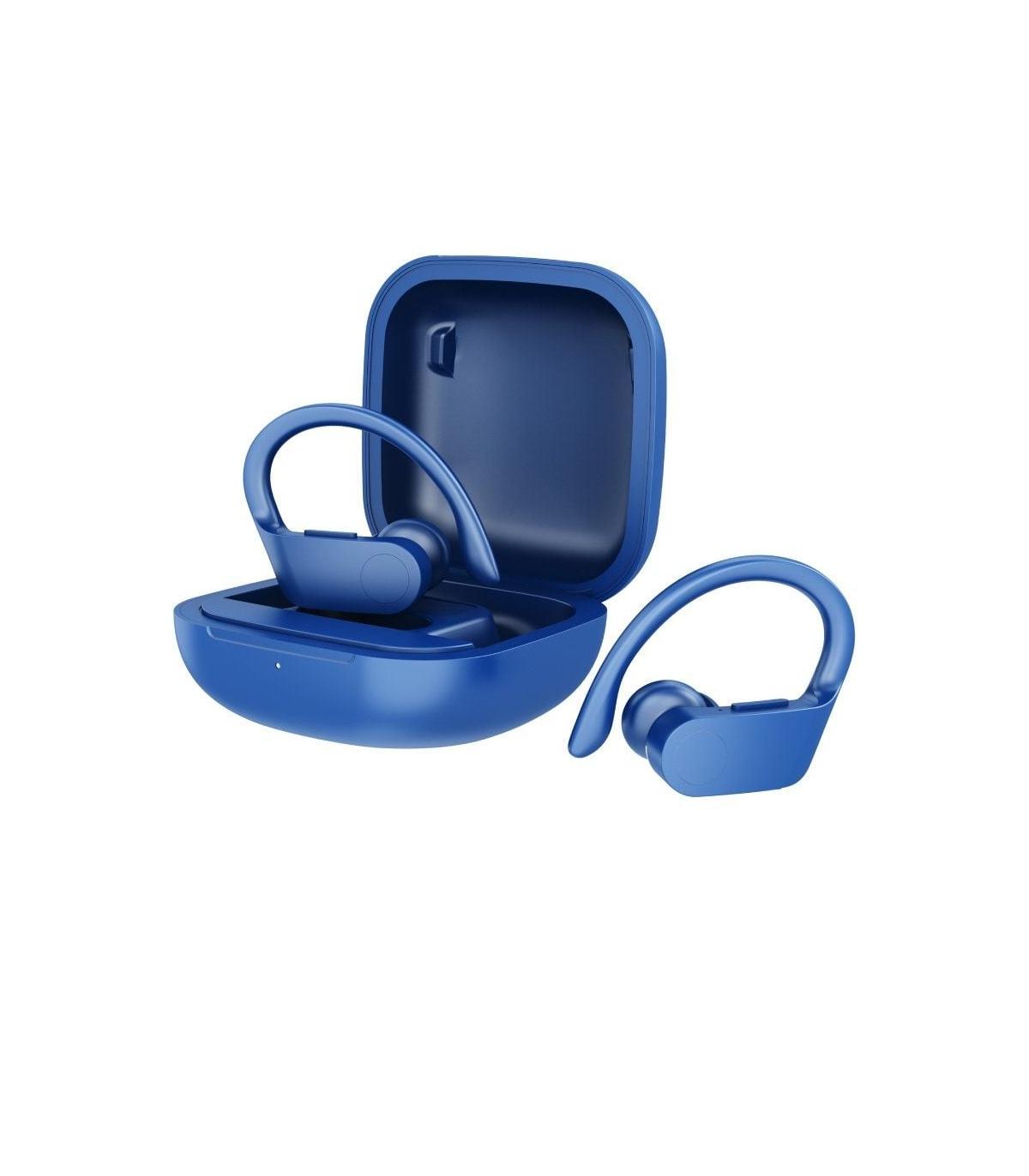Auriculares Deportivos Bluetooth Daewoo DW2024 con estuche de carga/ Autonoma 5h/ Azules