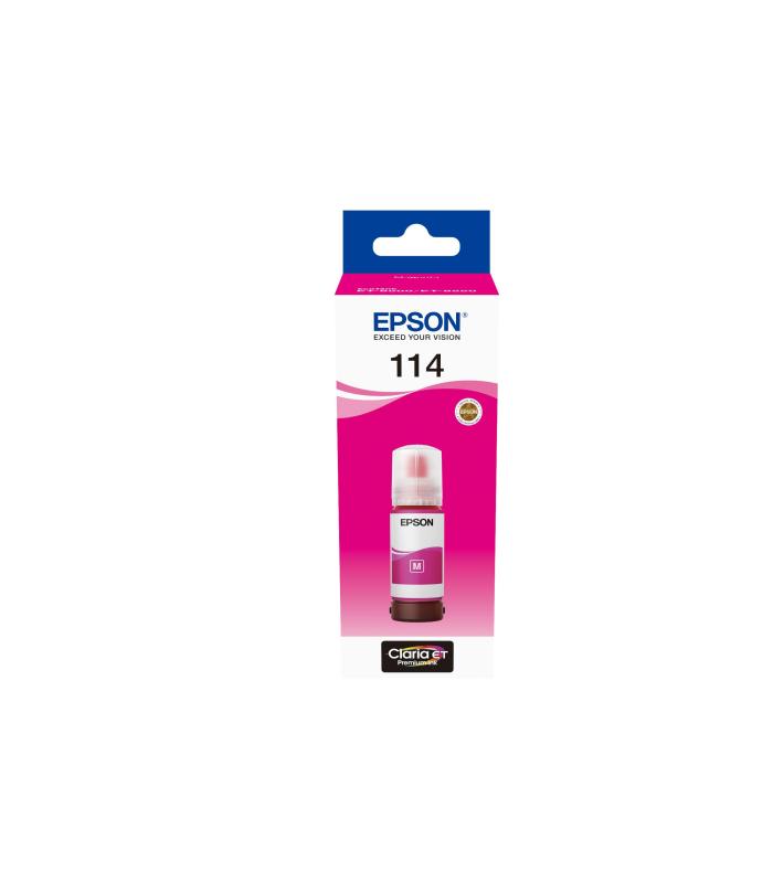 Epson Botella Tinta Ecotank 114 Magenta