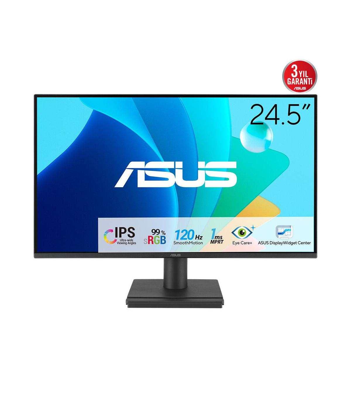 ASUS VA259HGA Pantalla Para PC 62,2 Cm (24.5") 1920 X 1080 Pixeles Full HD LCD Negro
