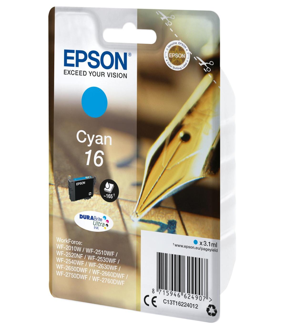 Epson Cartucho T1622 Cyan