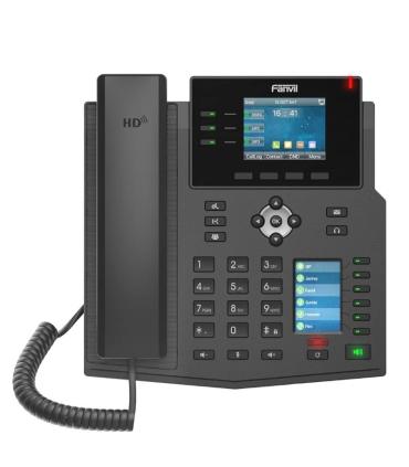 Fanvil X4U, 12 lneas SIP, 1 pantalla lateral