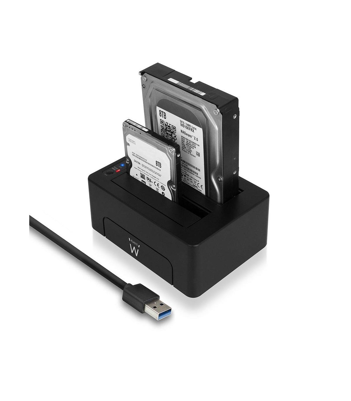 Ewent EW7014 Dock Station Dual 2.5"-3.5" USB 3.1