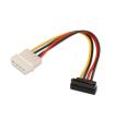 CABLE AISENS SATA ALIMENTACION ACODADO MOLEX 4PIN M-SATA H 16CM