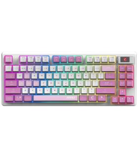 TECLADO MSI FORGE GK600 TKL W VIOLET ES