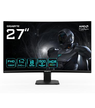 MONITOR GIGABYTE 27" GS27FC2,CURVO,VA 1500R,1920X1080 (FHD),0.31PP,3000 1,1MS,240HZ,2HDMI+1DP