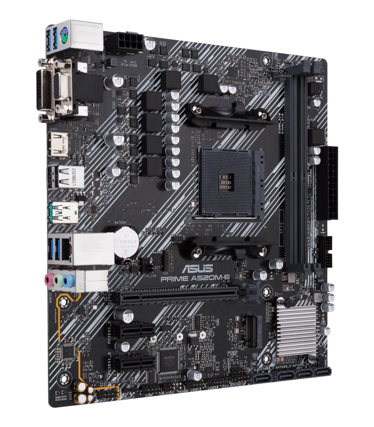 ASUS PRIME A520M-E CSM AMD A520 Zcalo AM4 Micro ATX