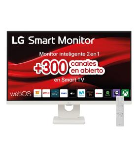 MONITOR LG 27U731SA-W - MONITOR MYVIEW 27", PANEL IPS, (3840 X 2160), 60HZ, 5MS (GTG), WEBOS 24, DCI-P3 90%, AJUSTE EN INCLINAC