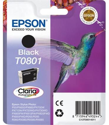 CARTUCHO NEGRO EPSON T0801