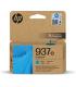 HP Cartucho de Tinta Original EvoMore 937e cian