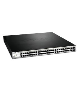 Switch Gestionable D-Link DGS-1210-52MP 52 Puertos  RJ-45 10 100 1000 PoE  SFP