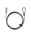CABLE SEGURIDAD NANO 2.5x6MM COMBINACION PORTATIL TOOQ TQCLKC0035-G