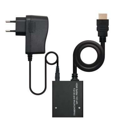 Duplicador HDMI Nanocable 10.25.3502  HDMI Macho - 2x HDMI Hembra