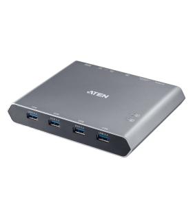 ATEN 2-PORT USB-C 4K DISPLAYPORT KVM DOCK SWITCH USB 3.2 PERIPHERAL SUPPORT