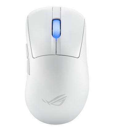 ASUS ROG Keris II Ace Wireless AimPoint White Ratn Mano Derecha RF Wireless + Bluetooth + USB Type-A Ptico 42000 DPI