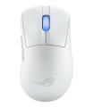 ASUS ROG Keris II Ace Wireless AimPoint White Ratn Mano Derecha RF Wireless + Bluetooth + USB Type-A Ptico 42000 DPI