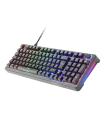 Mars Gaming Tecl. MKPROYES Silent Switch RGB Negro