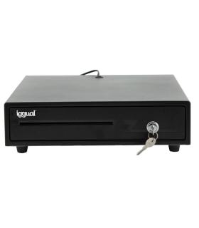 Iggual Cajn Portamonedas IRON-10 38cm 4+6 Negro