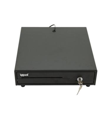 Iggual Cajn Portamonedas IRON-10 38cm 4+6 Negro