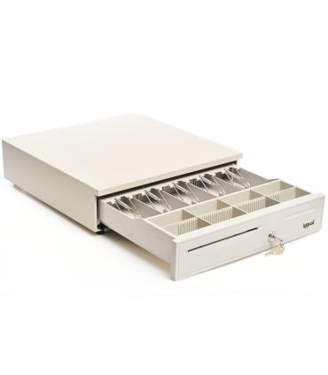 Iggual Cajn Portamonedas IRON-50W 42cm 5+8 Blanco