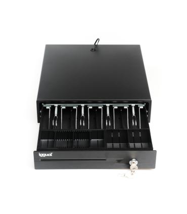 Iggual Cajn Portamonedas IRON-15 37cm 4+8 Negro