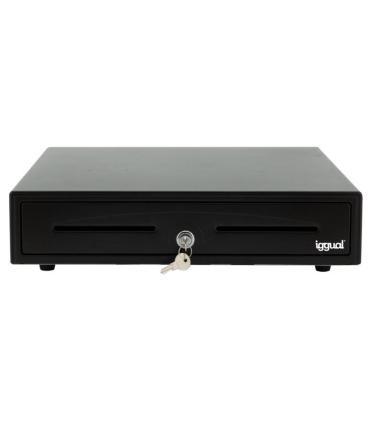 Iggual Cajn Portamonedas IRON-50 42cm 5+8 Negro