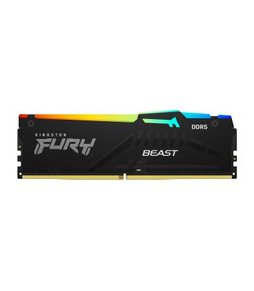 Memoria RAM Kingston FURY Beast RGB 16GB  DDR5  6000MHz  1.4V  CL30  DIMM