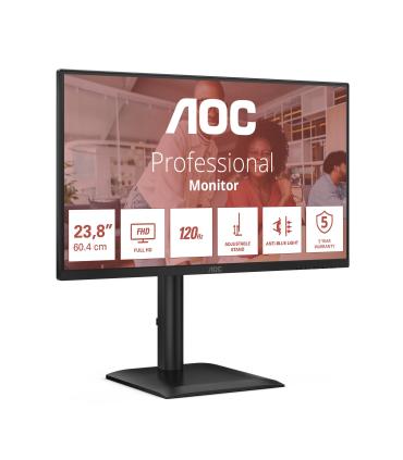 AOC 24E4U Monitor 23.8" 120Hz IPS S-SUB HDMI DP
