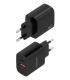 CARGADOR DE PARED GAN AISENS A110-0953  1XUSB TIPO-C  1XUSB 30W  NEGRO