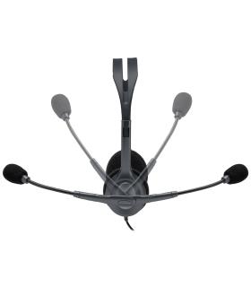 AURICULARES LOGITECH H111 GRIS MICROFONO ALAMBRICO